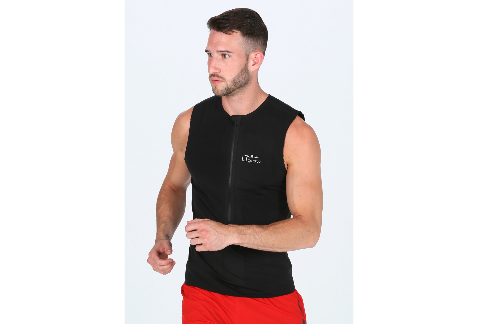 Uglow Zip Brush M vêtement running homme