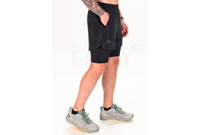 Under Armour pantal�n corto Launch Run 2 en 1