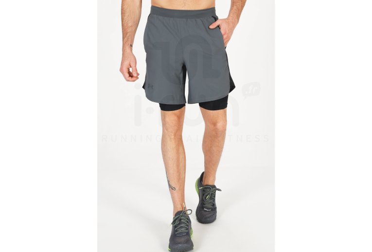 Under Armour pantal�n corto Launch Run 2 en 1