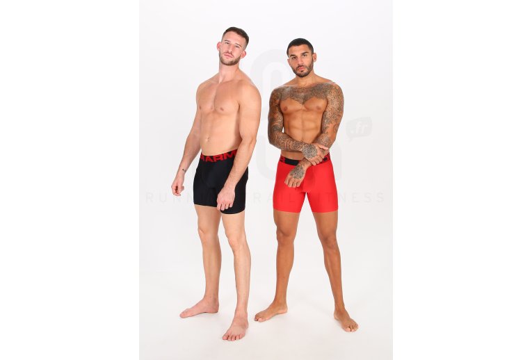 Under Armour Pack 2 B�xers Tech 6 inch Boxerjock