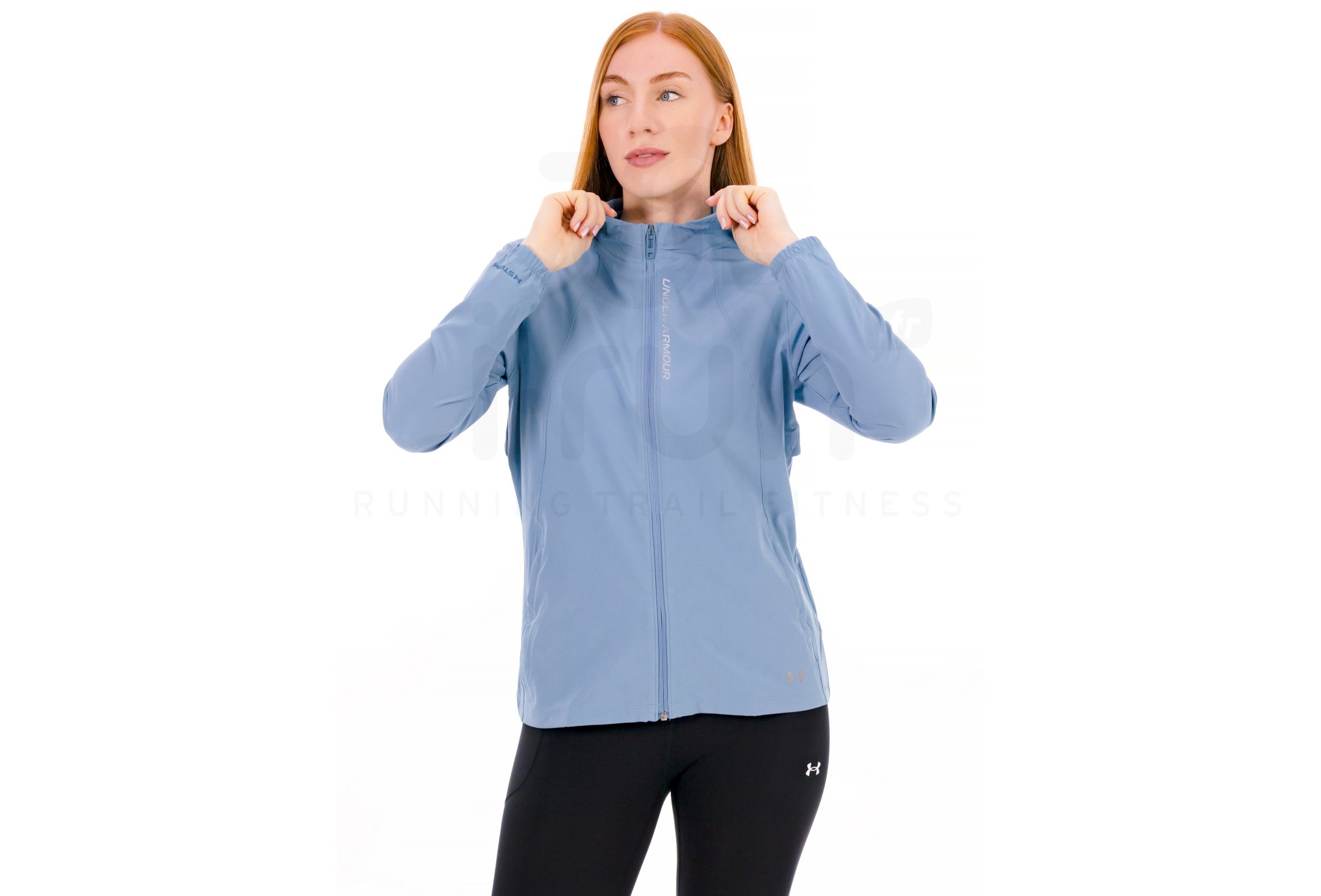 Veste De Running Under Armour Pour Femme - Taille M - Rose - À Fermeture éclair, Manches Longues (Neuve Sans étiquette)