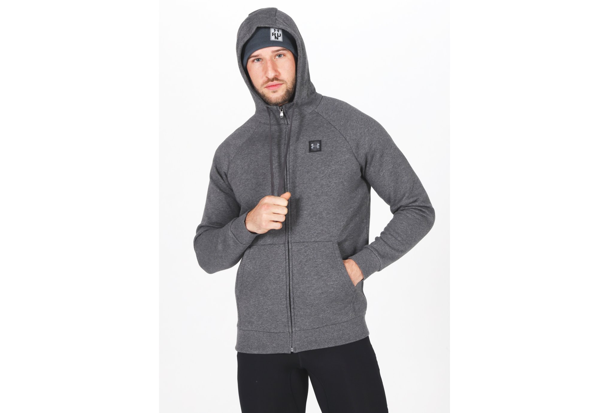 Under Armour Rival Fleece Full Zip M vêtement running homme