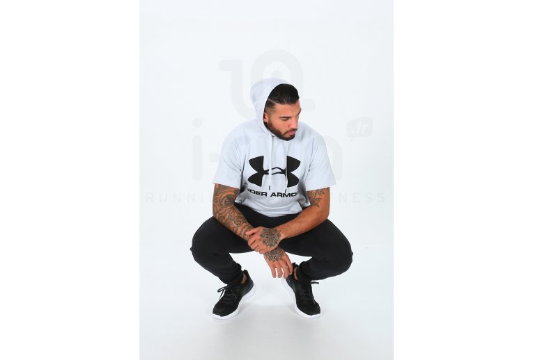 Under Armour sudadera manga corta Rival Fleece Logo