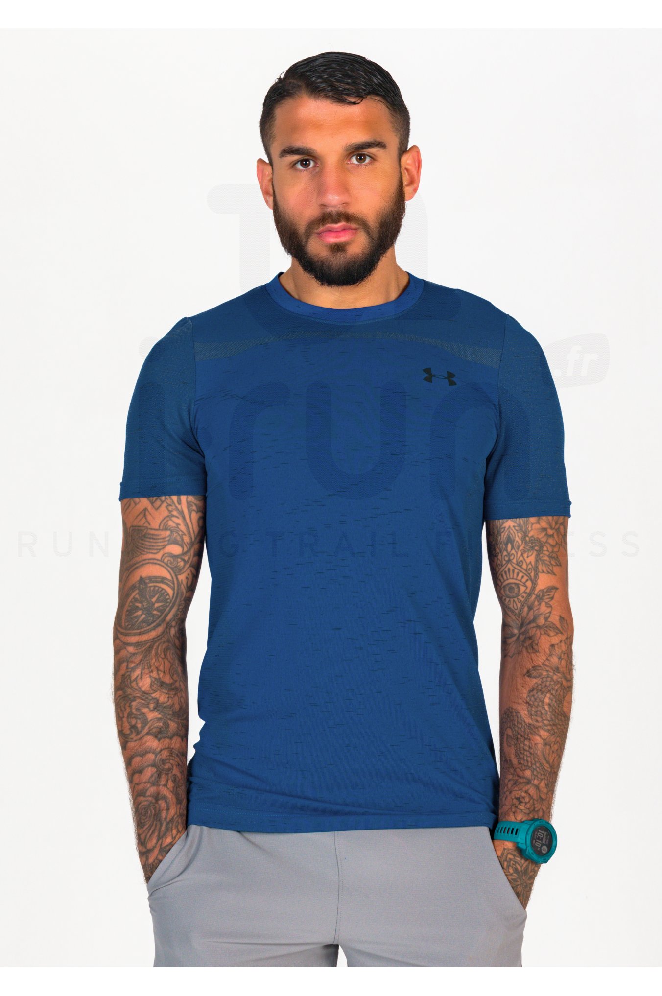 Under Armour Seamless M homme Bleu pas cher