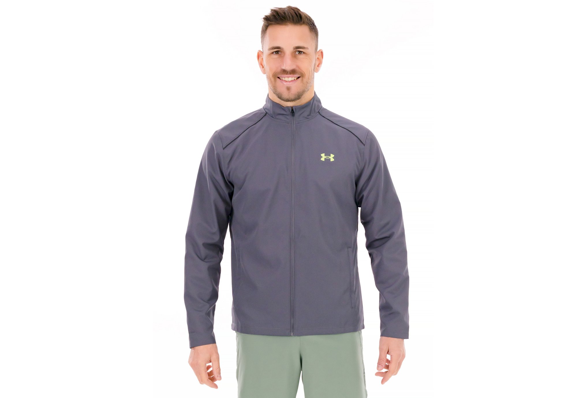 【美品】UNDER ARMOR  H.E.A.T  STORM  ウェア Under Armour OutRun The Storm Men's Jacket 1376794-002