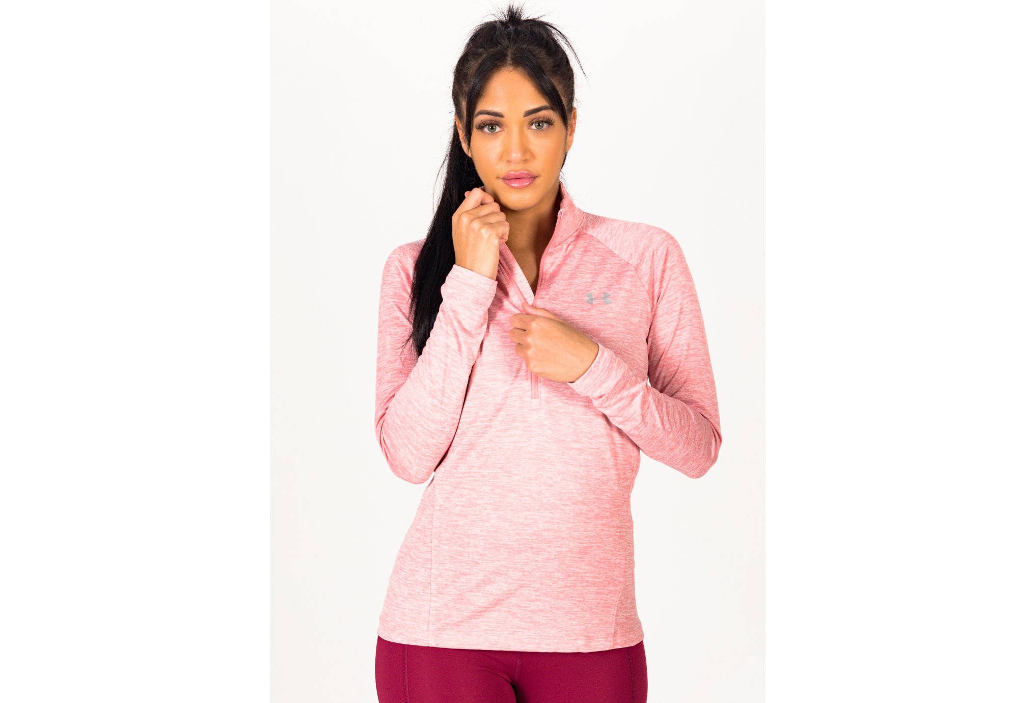 Under Armour Tech 1/2 Zip W vêtement running femme