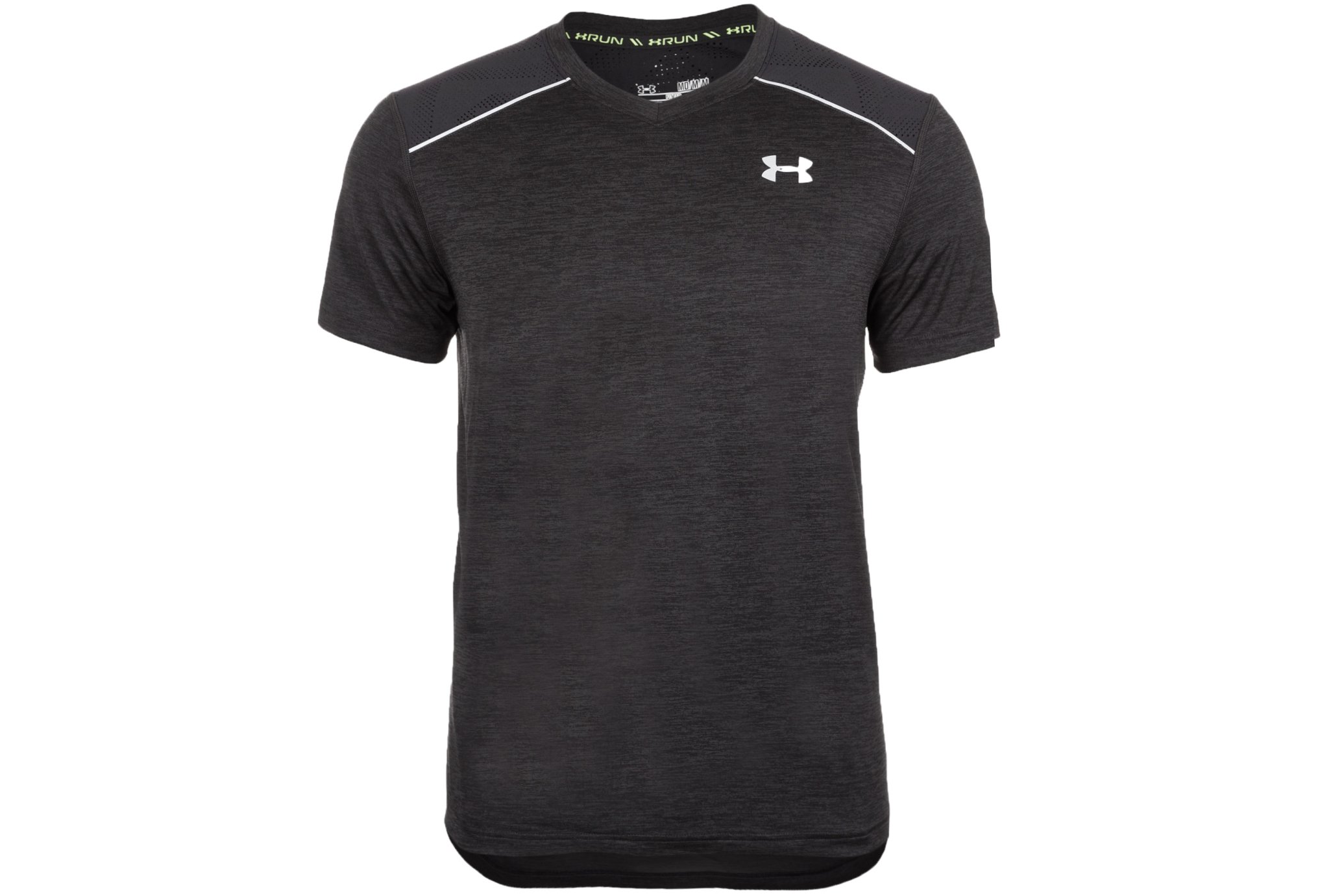 Under Armour Tee-shirt ArmourVent Launch M homme Noir pas cher