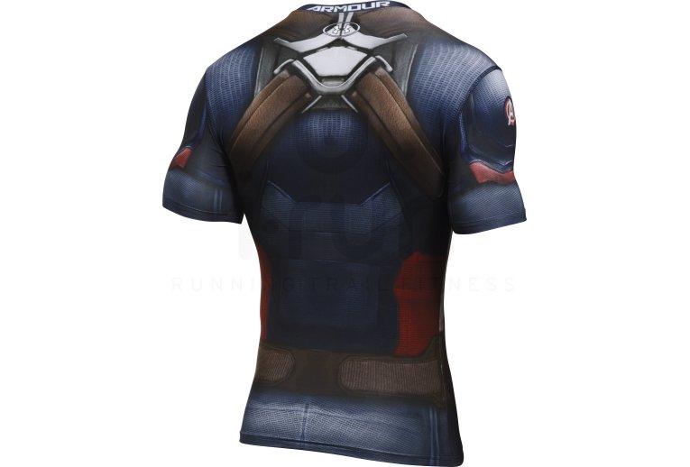 Under Armour Camiseta manga corta Compression Alter Ego Capit�n Am�rica