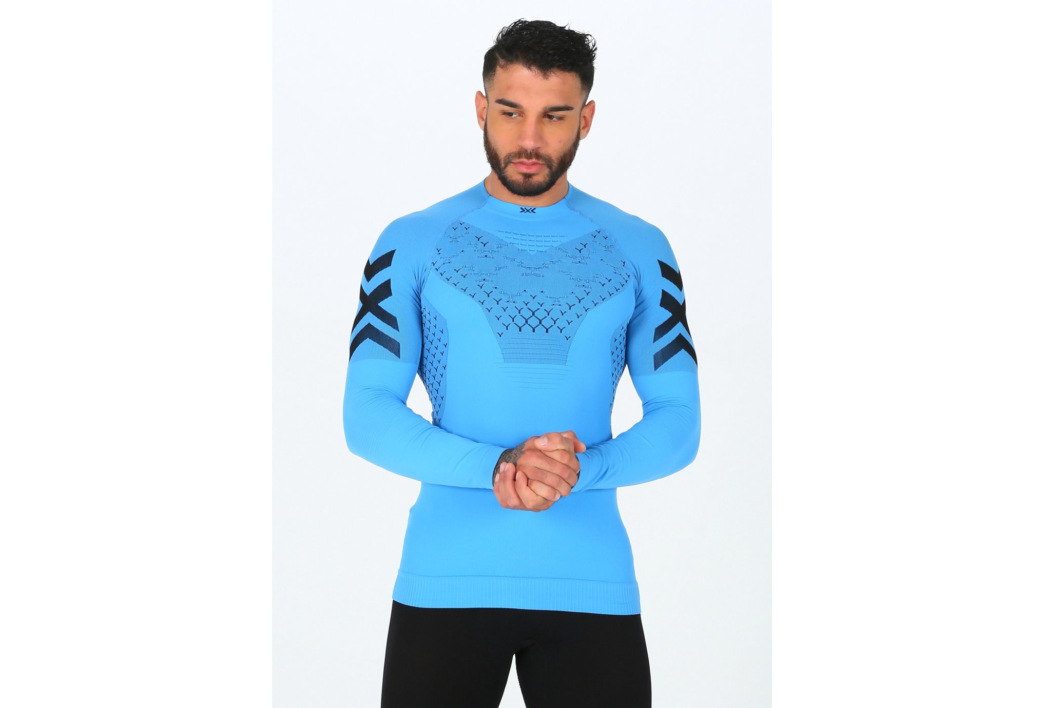 X-Bionic Camiseta Interior Manga Larga Hombre - Energy Accumulator Light - Marine/orange