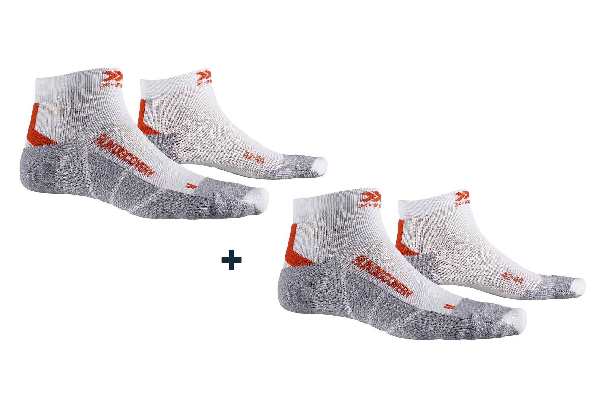 X-Socks 2 paires Run Discovery 4.0 M Chaussettes